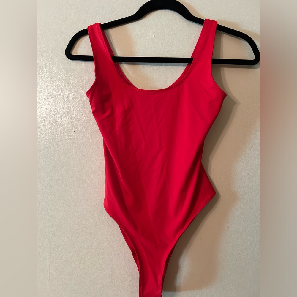 Zara Red Bodysuit